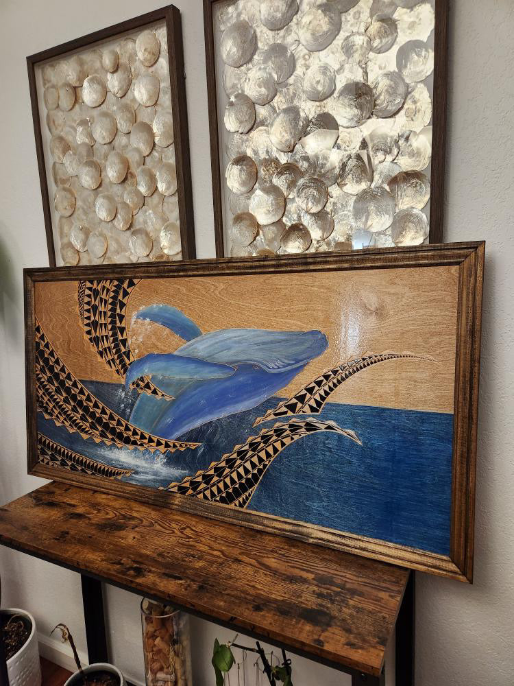 Custom Whale Canvas