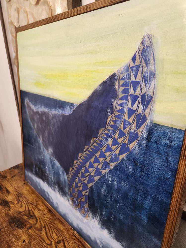 Whale Tail canvas
