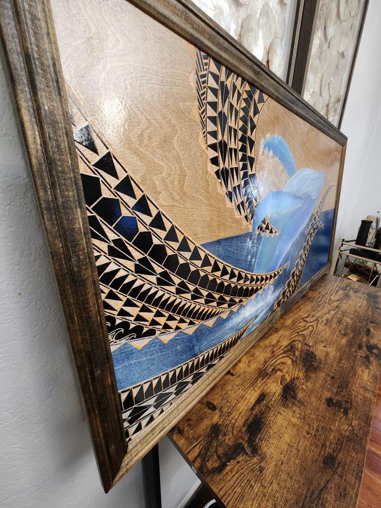 Custom Whale Canvas