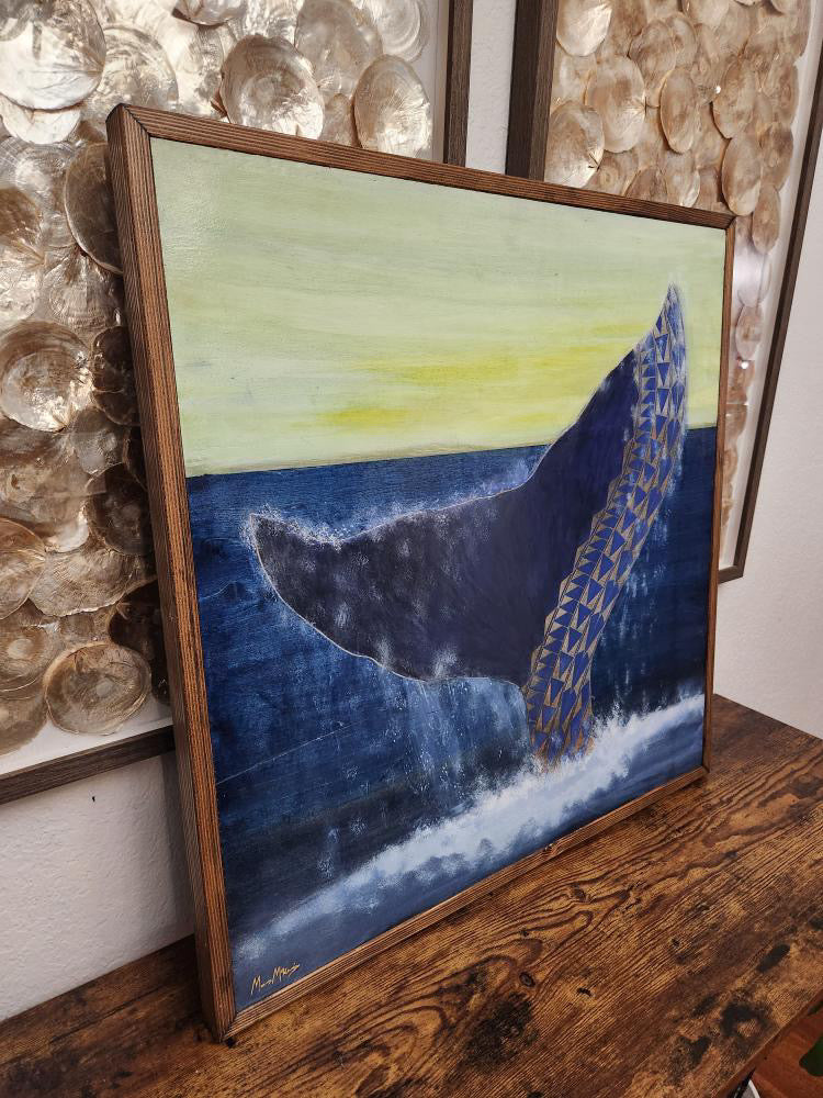 Whale Tail canvas