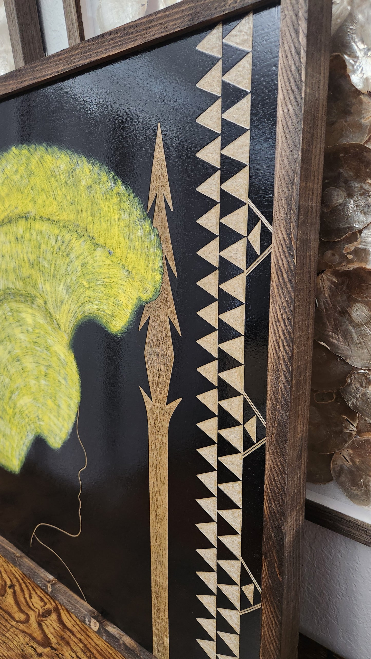 NEW! Contemporary King Kamehameha I Silhouette