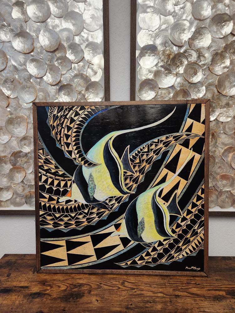 Moorish idol canvas