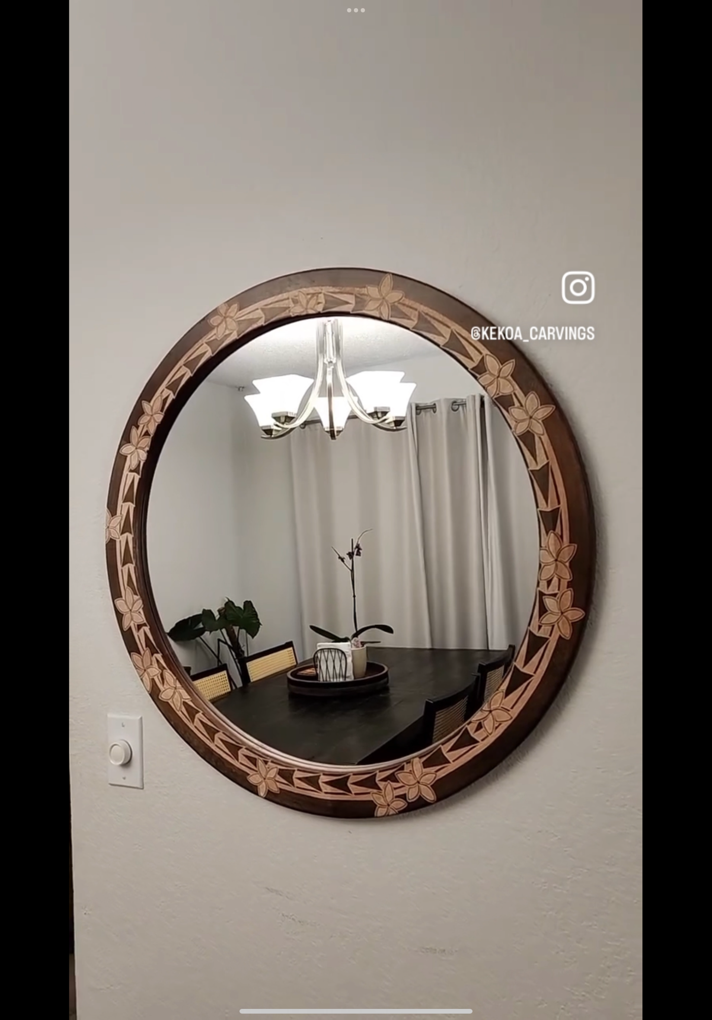 Custom mirror SOLD