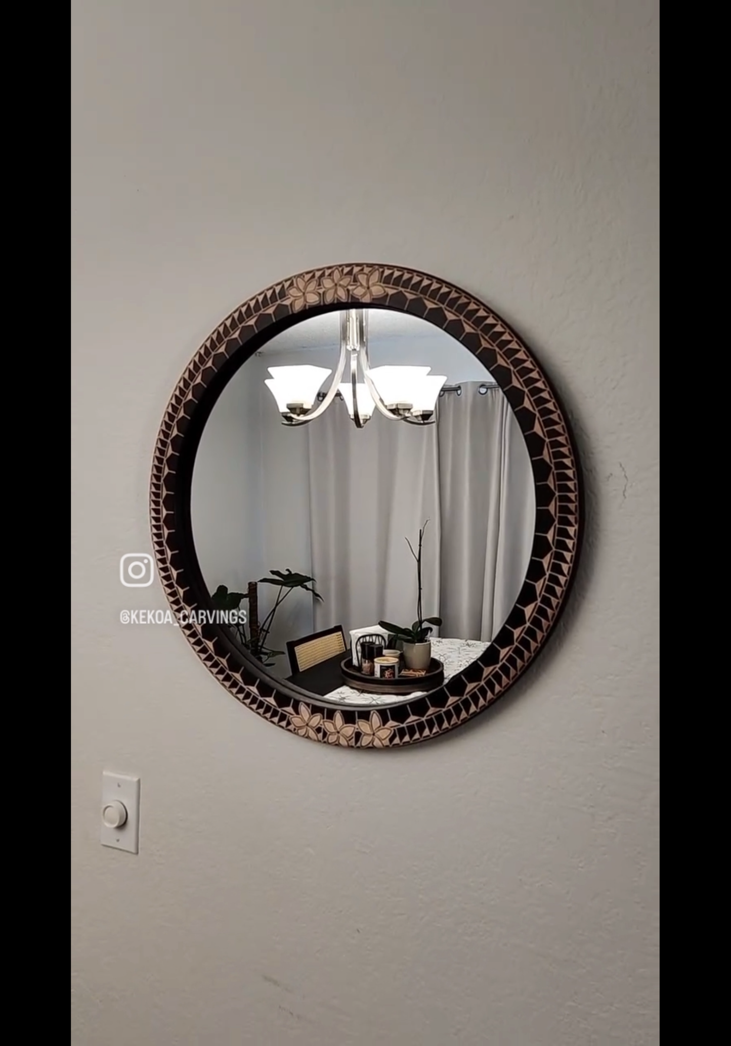 Custom mirror SOLD