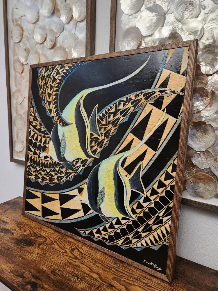 Moorish idol canvas