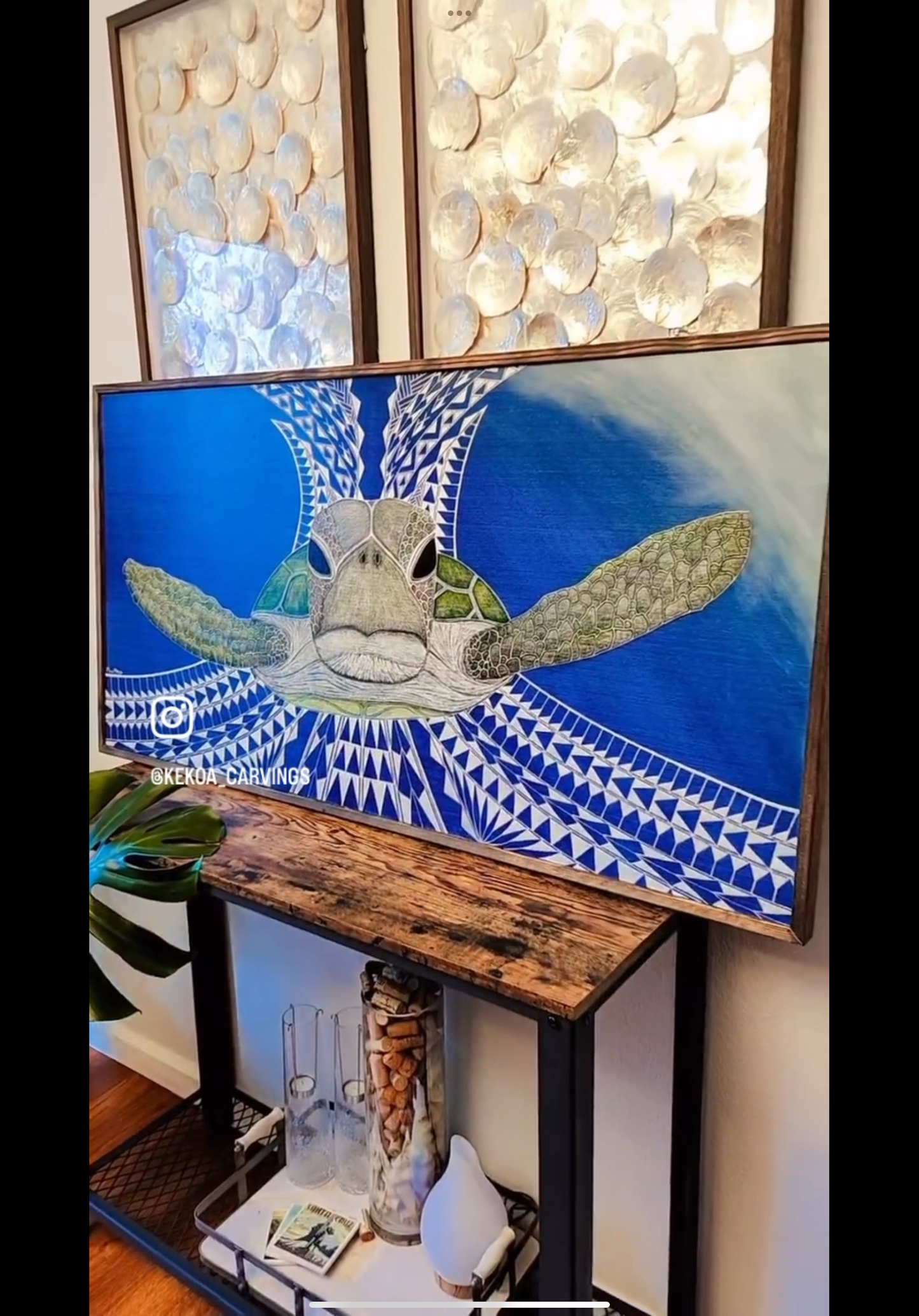 Custom Honu canvas SOLD